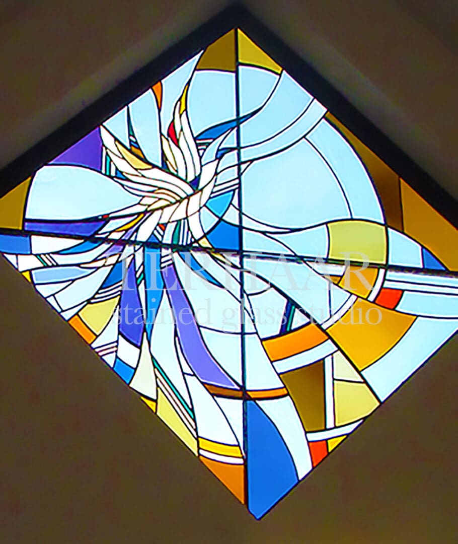 stained-glass-art_diamond-dove_stained-glass-windows_house-of-worship_terhaarglass.com