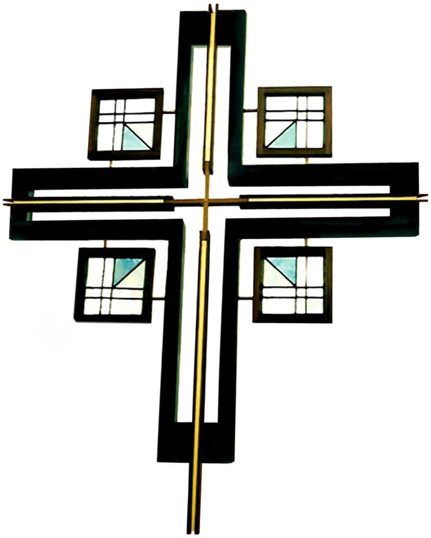 stained-glass-art_processional-cross_stained-glass-sculpture_house-of-worship__terhaarglass.com